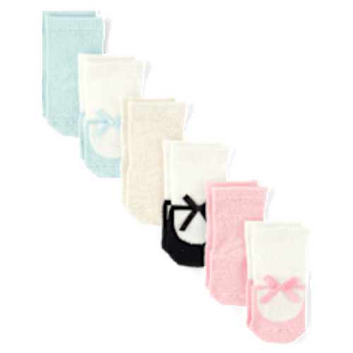 Baby Girls Shoe Midi Socks 6-Pack - MULTI | The Children's Place