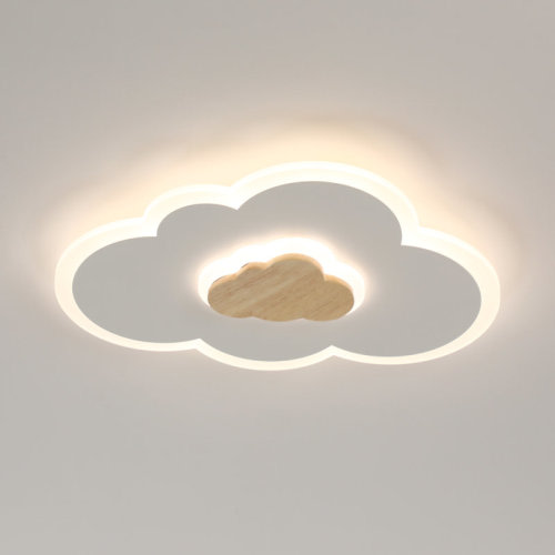 Wrought Studio™ Deontee 15.7" Simple Dimmable Flush Mount Ceiling Light with Remote Control & Reviews | Wayfair