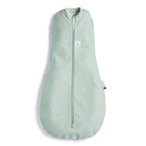 ergoPouch 0.2 TOG Organic Cotton Cocoon Swaddle Sack, 0-3 M, Sage