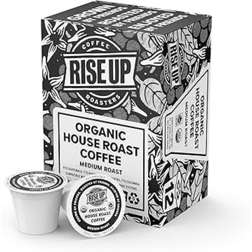 Organic House Roast Coffee 12ct Recyclable Coffee Pods