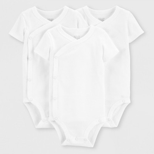 Baby 3pk Bodysuits - Just One You® made by carter's White