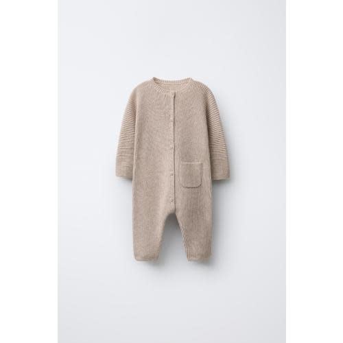 PEARL KNIT JUMPSUIT - Sand / Marl | ZARA United States