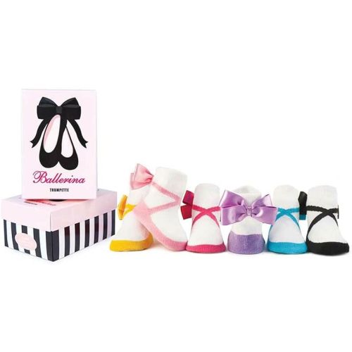 Trumpette Baby Boy/Girl Sock Set for Infant-Toddler, 6-pack, Unisex, 0-24 Months