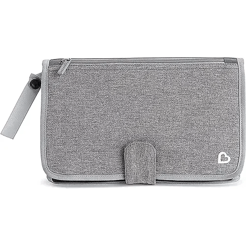 Munchkin® Go Change™ Portable Diaper Changing Kit with Changing Pad and Wipes Case, Grey