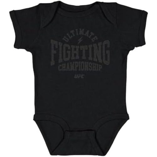500 LEVEL UFC Baby Infant One-Piece Bodysuit (3 Months-24 Months) - UFC Vintage Text