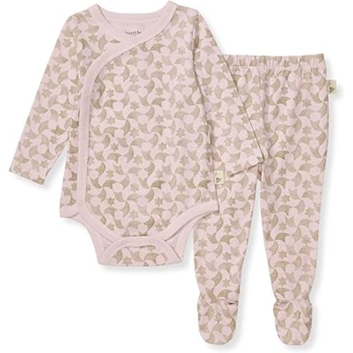 Burt's Bees Baby Unisex Bodysuit and Pant Set, 100% Organic Cotton