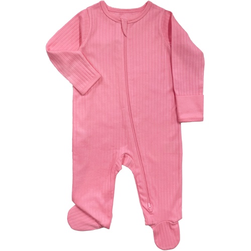 Wonder Nation Baby Gender Neutral Zip Front Footed Sleep N Play Pajamas, Sizes Preemie-6/9 Months