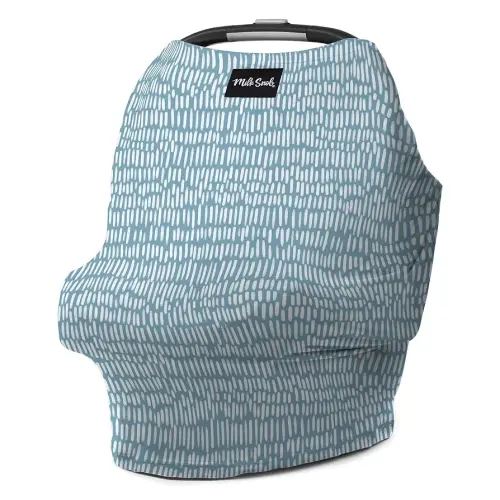 Milk Snob Original 5-in-1 Cover - Nursing Cover for Breastfeeding - Baby Carseat Canopy & Stroller - Essential All-in-One Design - Gift for Mom, Baby (Beck)