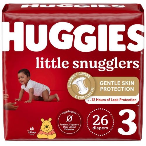 Huggies Little Snugglers Diapers Super Pack - Size 1 (96ct)