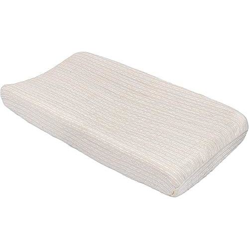 Crane Baby Changing Pad Cover, 100% Cotton Sateen Exterior Change Pad Cover, Neutral Dot, 16" x 32", Fitted Changing Pad Covers, Changing Table Pad Cover for Nursery, Baby Registry or Shower Gift