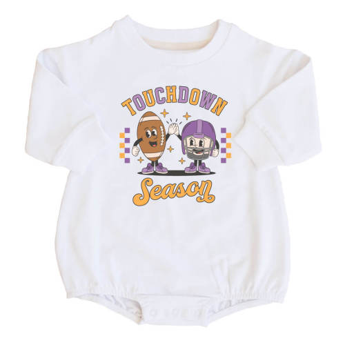 Louisiana State University | LSU Graphic Sweatshirt Bubble Romper