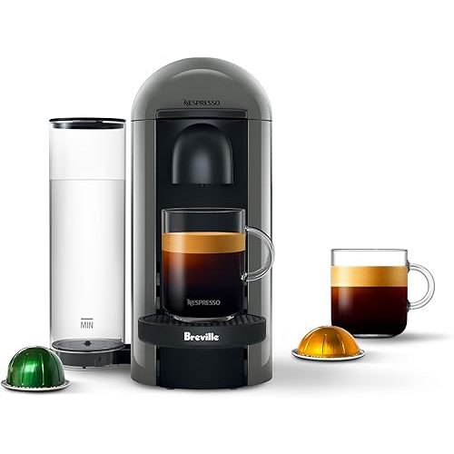 Breville Nespresso VertuoPlus Coffee and Espresso Machine by Breville,8 ounce,Grey