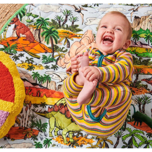Jurassic Quilted Baby Play Mat