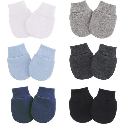 Amazon.com: 6 Pairs Baby Mittens No Scratch Mittens Infant Soft Gloves Mittens for 0-6 Months Boys Girls: Clothing, Shoes & Jewelry