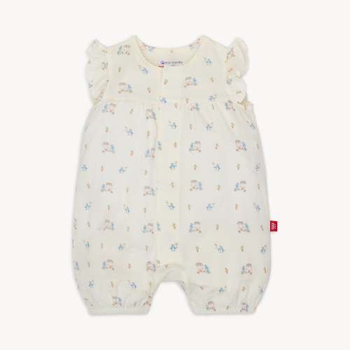 penguin pints modal magnetic ruffle sleeve romper – Magnetic Me