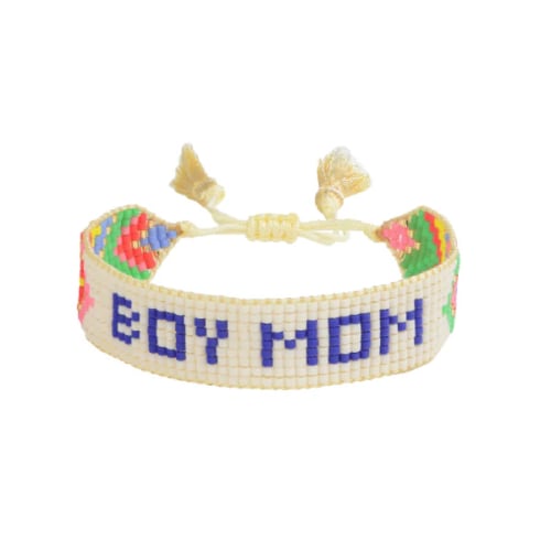 HART BOY MOM Beaded Bracelet