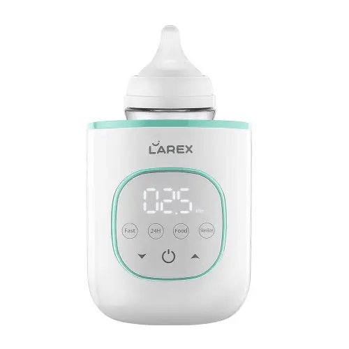 LAREX Bottle Warmer, Fast Baby Bottle Warmer for Breastmilk and Formula, with Timer and Accurate Temp Control, 8-in-1 Baby Milk Warmer BPA Free with Digital Display, Bottle Warmers for All Bottles