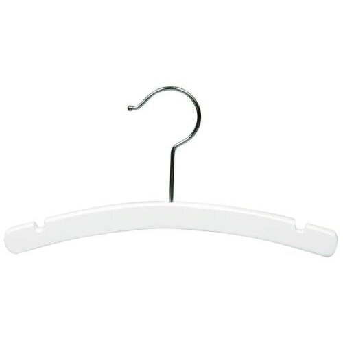 White Wooden Baby Hanger 10"