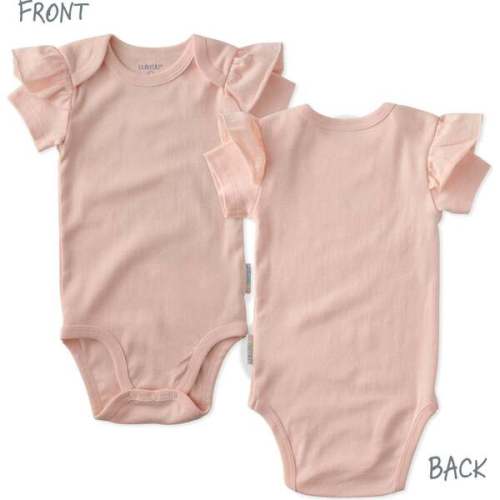 RORY 5-Pack Short Sleeve Ruffle Bodysuits, Sorbet - butterblu | Maisonette