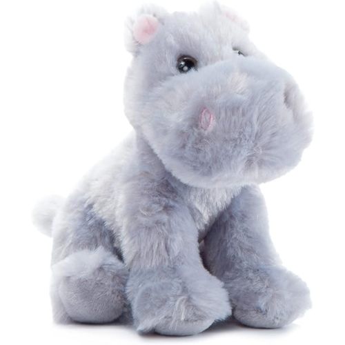 The Petting Zoo Hippo Stuffed Animal Plushie, Gifts for Kids, Wild Onez Babiez Zoo Animals, Hippo Plush Toy 6 inches