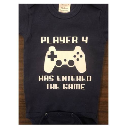video game onesie ® - infant one piece bodysuit - 2nd baby announcement - clothes clothing - shower gift boy girl