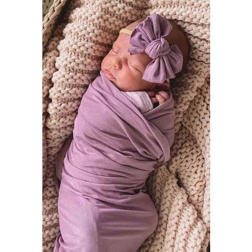 All Solid Bamboo Knit Swaddle Blankets