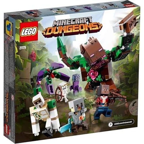 LEGO Minecraft The Jungle Abomination 21176 Building Kit Playset; Fun Minecraft Dungeons Exploring Toy for Kids; New 2021 (489 Pieces)