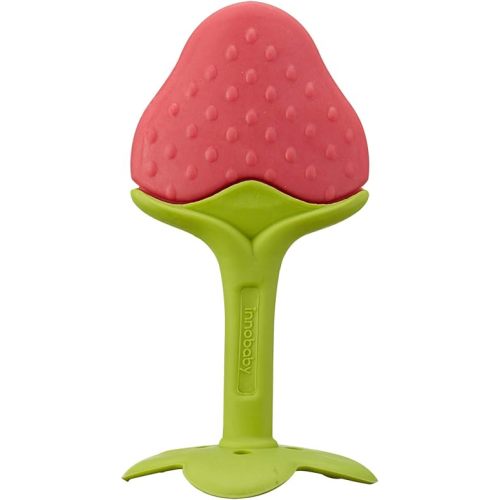 Innobaby Original Teethin Smart EZ Grip Fruit Teether and Sensory Toy for Babies and Toddlers in Berry. BPA Free Teether