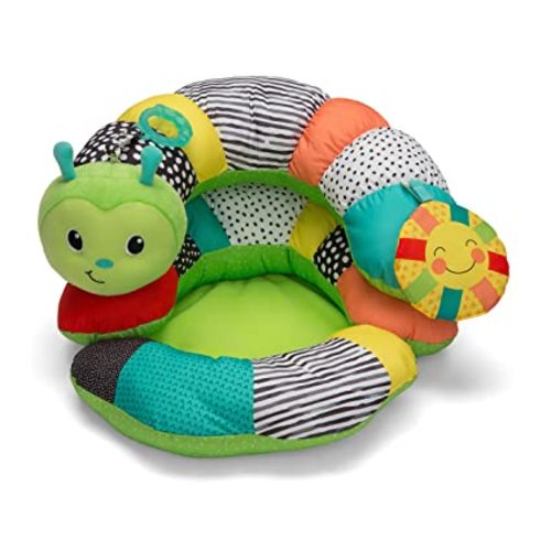 Infantino Prop-A-Pillar Tummy Time & Seated Support, Caterpillar