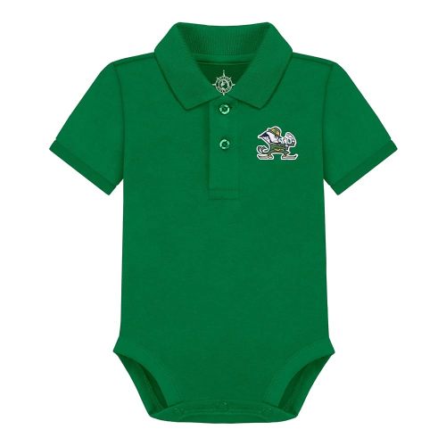 Creative Knitwear College Baby Polo Bodysuit Solid - Team Logo, Multiple Colors, for Boys & Girls (0-12 Months)