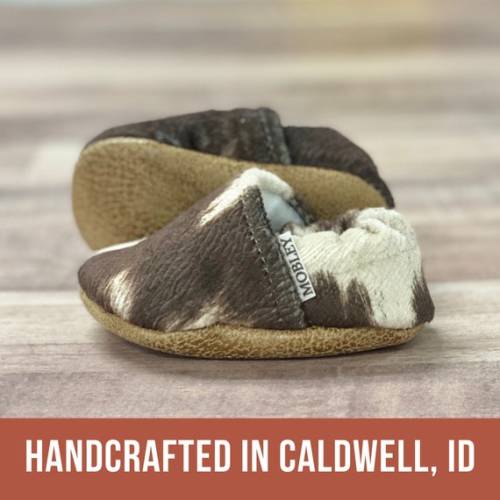 BUY 2, GET 1 FREE: Handmade Baby Moccasins Cow Print Slippers Western Baby Shoes Western Baby Shower Gift Cowhide Baby Booties - Etsy