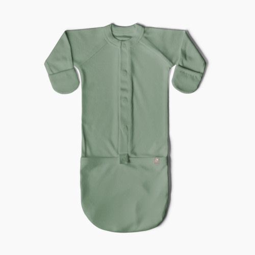 Goumi Kids Mountain Collection Organic Cotton Gown - Glacier, 3-6m