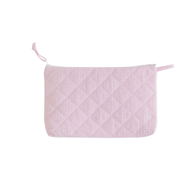 Quilted Luggage - Light Pink