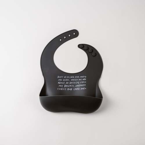 Dark Gray Meal Blessing Bib (Discontinued)