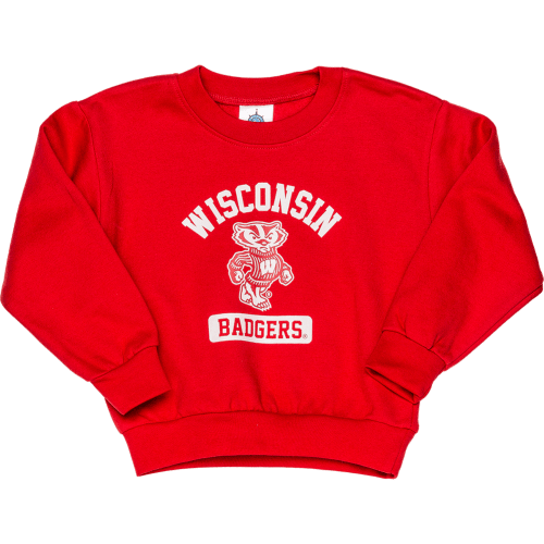 Creative Knitwear Inf/Tod WI Crew Neck Sweatshirt (Red) | UW Alumni Store