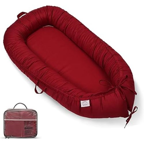 Baby Lounger, Infant Lounger for Newborn,Portable Baby Nest Cover Breathable & Soft, Newborn Essentials