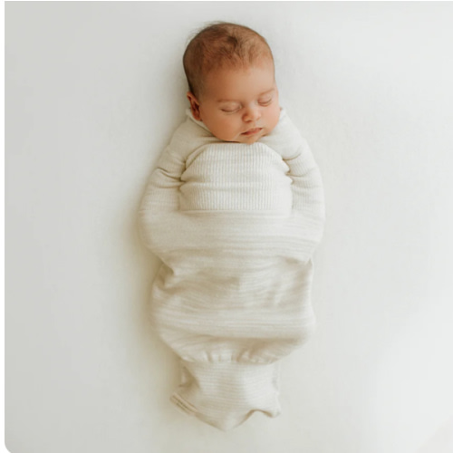 Bamboo Blend Beige Swaddle Sleep Sack – Swaddelini