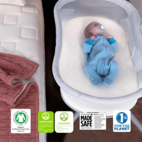 Organic Halo Bassinet Pad Replacement – Certified Organic | Naturepedic