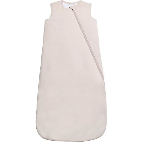 Sleepah Unisex Rayon Made from Bamboo Baby Sleep Sack 4.0 TOG, 2-Way Zipper Wearable Blanket Baby Grey M 6-18M