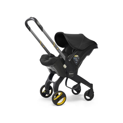Doona Convertible Infant Car Seat/Compact Stroller System with Base, Nitro Black