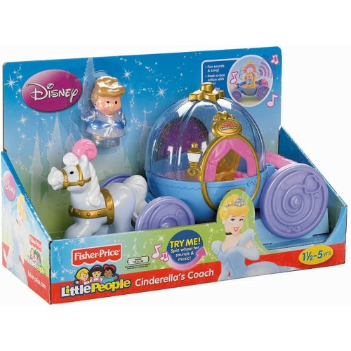 Fisher-Price Little People Disney Princess, Cinderella&#039;s Coach - NIB
