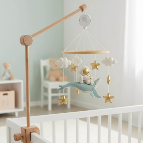 Astronaut Crib Mobile: Baby Mobile, Space Themed Nursery, Newborn Gift