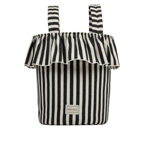 Vichy Basket - Oak + White · Minicoton