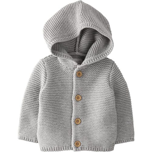 Little Planet By Carter's Baby Girls' Organic Signature Stitch Cardigan