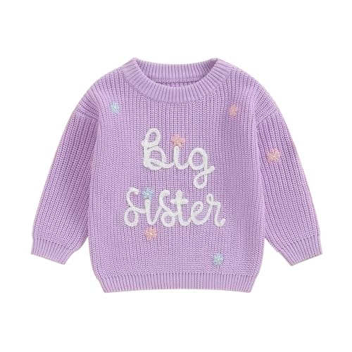 Toddler Baby Girl Boy Knitted Sweater Cardigan Crewneck Long Sleeve Pullover Sweatshirt Top Infant Winter Outfits