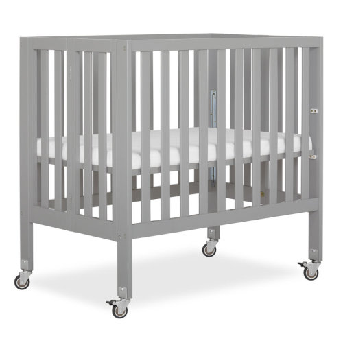 Sunside Sails 2-in-1 Mini Convertible Crib with Mattress & Reviews | Wayfair