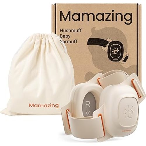 MAMAZING Baby Ear Protection, 25dB Noise Cancelling Headphones for Infants and Toddlers, (3 to 48 Months), for Travel, Airplanes, Concerts, CE & ANSI Certified, Hearing Protection, Improves Sleep