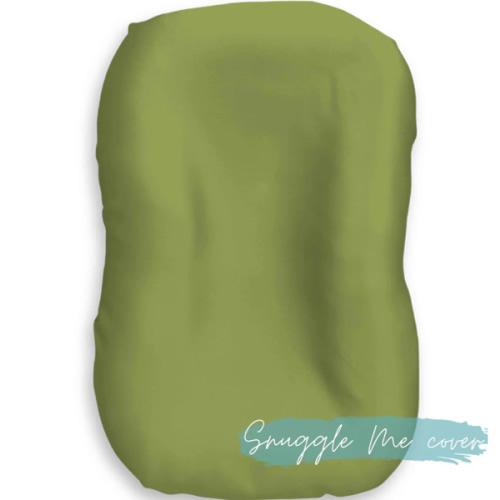 Silk Lounger Cover / Bassinet Fitted Sheet - Olive