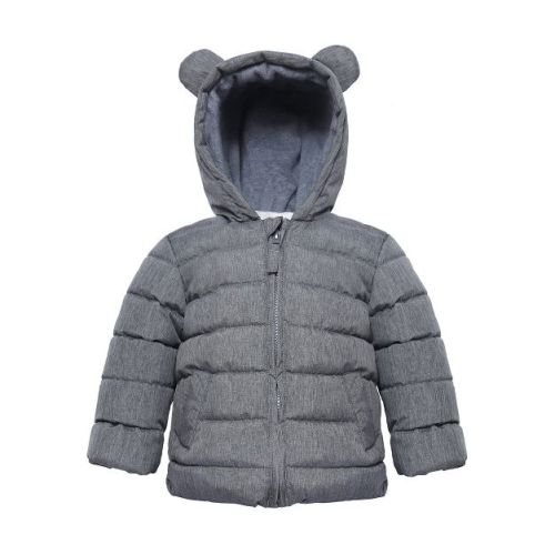 Rokka&rolla Infant Boys' Warm Winter Coat-baby Fleece Puffer Jacket-beige Textured, Size 6-9 Months