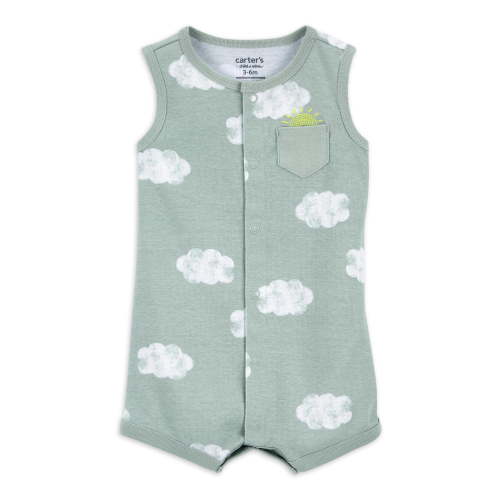 Carter's Child of Mine Baby Unisex Romper, One-Piece, Sizes 0/3-24 Months